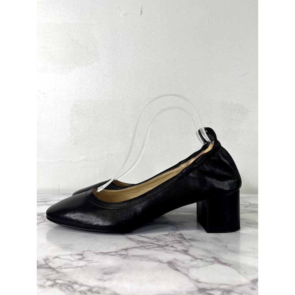 Everlane Women's Black The Italian Leather Day Heel Sz 7.5 - Picture 4 of 9